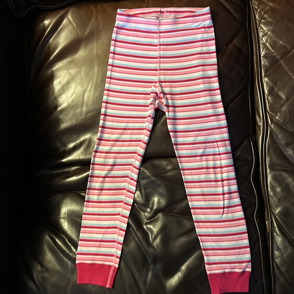 EUC Hanna Andersson girls’ pajamas, pink stripes, size 120 (6-7) - Picture 5 of 8